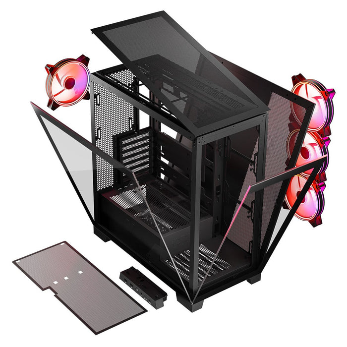 MODECOM Volcano SPACE APEX ARGB  MIDI USB 3.0 X 2  CYPE-C