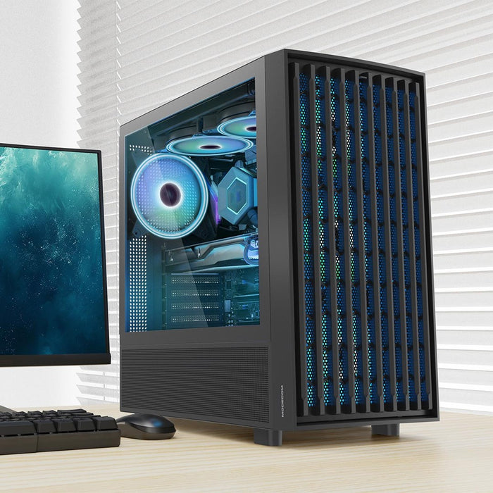 MODECOM  BREEZE ARGB Flow MIDI USB 3.0 X 2 CYPE-C computer case