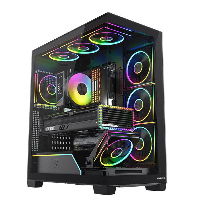 MODECOM VOLCANO STELLAR PLUS ARGB MIDI 5F BLACK