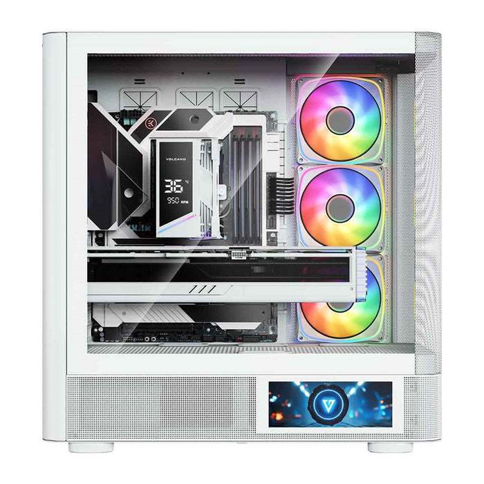 MODECOM Volcano Volcano AQ400 ARGB Midi White