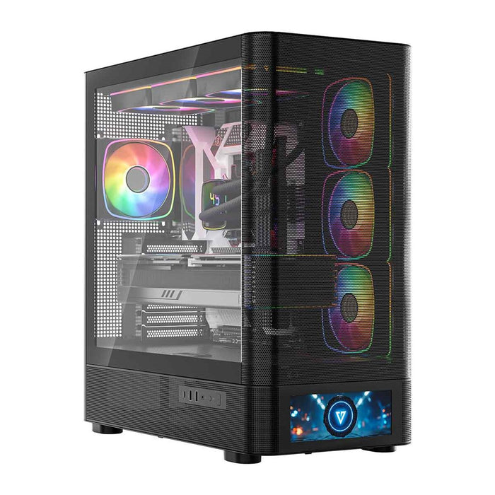 MODECOM Volcano Volcano AQ500 ARGB Midi Black