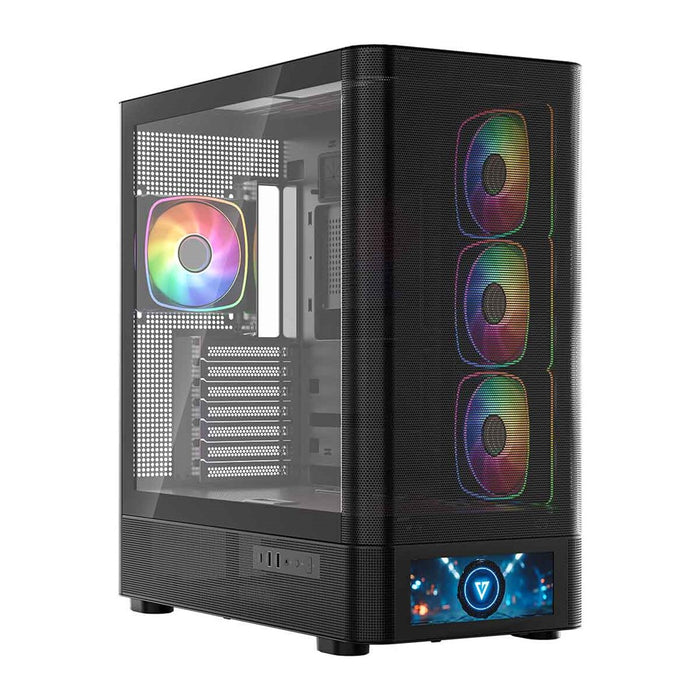 MODECOM Volcano Volcano AQ500 ARGB Midi Black