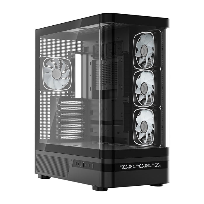 MODECOM Volcano Volcano AQ200 ARGB Midi Black