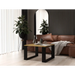 MODERN MINI table 67x67x40 cm Artisan Oak/Black - Wooden benches and tablesLIS-DRE<<<Benches and tablesLIS<<<ActionPL