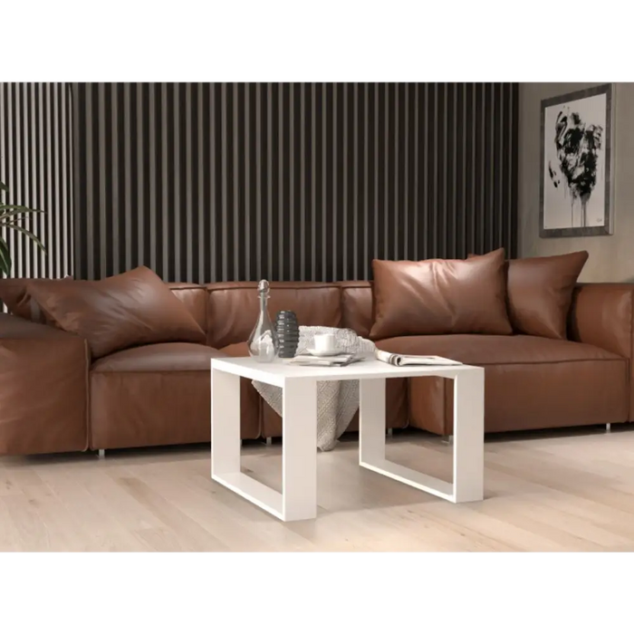 MODERN MINI table 67x67x40 cm white - Wooden benches and tablesLIS-DRE<<<Benches and tablesLIS<<<ActionPL