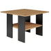 MODERNA Table 60x60x45 cm Artisan Oak/Black - Wooden benches and tablesLIS-DRE<<<Benches and tablesLIS<<<ActionPL