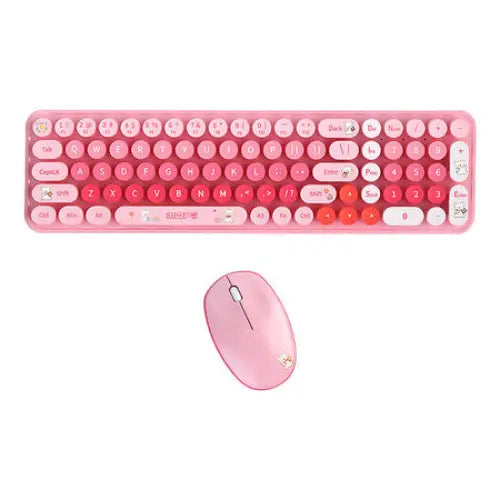 MOFII Baby Bear Wireless Keyboard + Mouse Set (pink) - Mice keyboards<<<IT Accessories<<<InnproXML