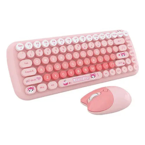 MOFII Candy New 2.4G Wireless Keyboard + Mouse Set (Pink) - Mice keyboards<<<IT Accessories<<<InnproXML