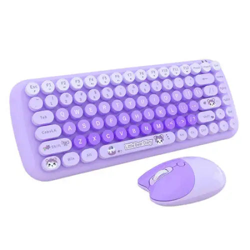 MOFII Candy New 2.4G Wireless Keyboard + Mouse Set (Purple) - Mice keyboards<<<IT Accessories<<<InnproXML