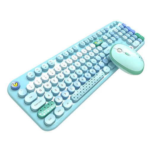 MOFII Lovely 2.4G Wireless Keyboard + Mouse Set (Blue) - Mice keyboards<<<IT Accessories<<<InnproXML