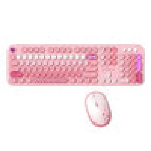 MOFII Lovely 2.4G Wireless Keyboard + Mouse Set (Pink) - Mice keyboards<<<IT Accessories<<<InnproXML