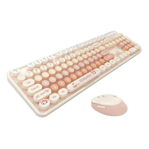 MOFII Sweet New 2.4G Wireless Keyboard + Mouse Set (Orange) - Mice keyboards<<<IT Accessories<<<InnproXML