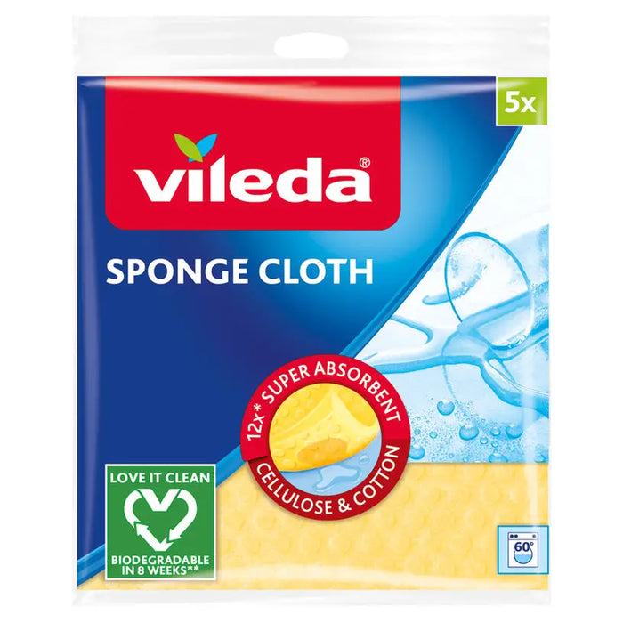 MOIST ABSORBENT TOWEL 5 PCS VILEDA - Продукти за почистване<<<Домашни потреби<<<Кухня<<<Praktiker