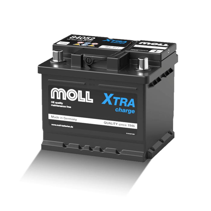BATTERY 52AH 500A MOLL EXTRA CHARGE