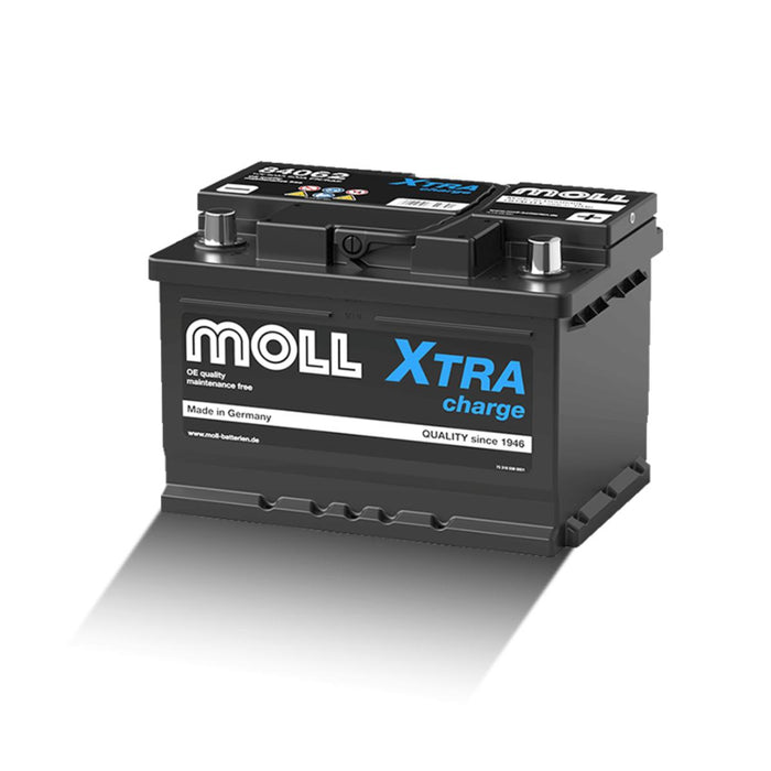 BATTERY 64AH 620A MOLL EXTRA CHARGE