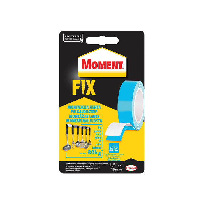 DOUBLE ADHESIVE MOUNTING TAPE 80 KG MOMENT Moment Fix