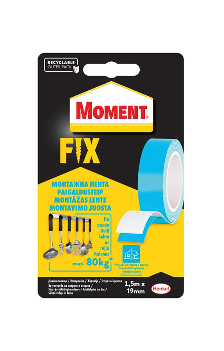 DOUBLE ADHESIVE MOUNTING TAPE 80 KG MOMENT Moment Fix