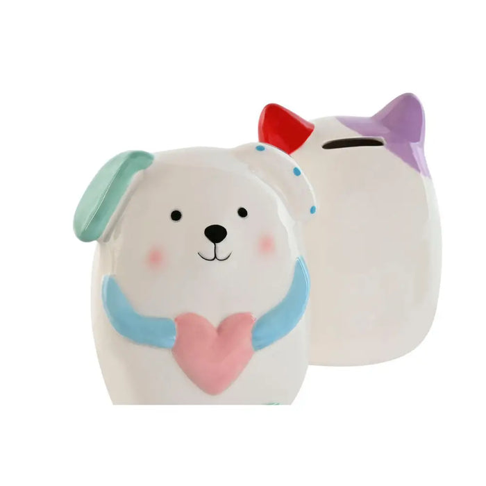 Money box Home ESPRIT Dolomite 13 x 12 x 19 cm (2 Units) - Декорация и Осветление<<<Дом
