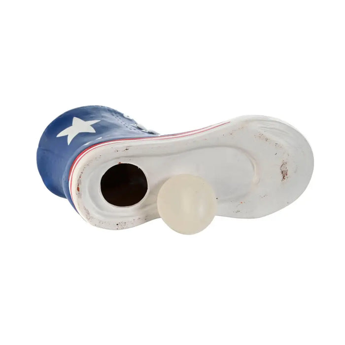 Money box Home ESPRIT Polyester Resin Slipper 18 x 7 x 14 cm (4 Units) - Декорация и Осветление<<<Дом