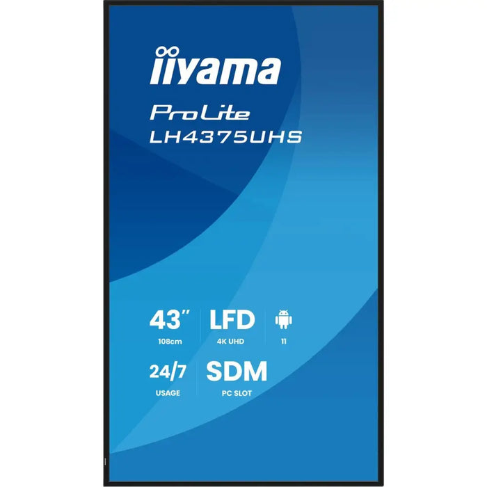 Monitor Iiyama LH4375UHS-B2AG 43’’ 4K Ultra HD LCD - Електроника Периферни и резервни части<<<Компютри|