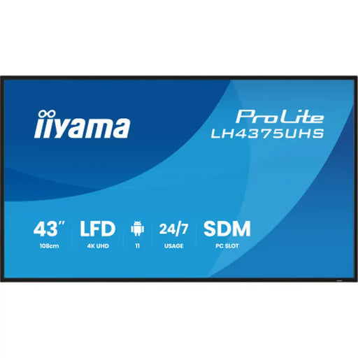 Monitor Iiyama LH4375UHS-B2AG 43’’ 4K Ultra HD LCD - Електроника Периферни и резервни части<<<Компютри|