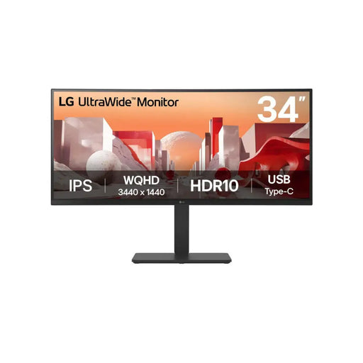 Monitor LG 34BA75QE-B Wide Quad HD 34’’ - Електроника Периферни и резервни части<<<Компютри|