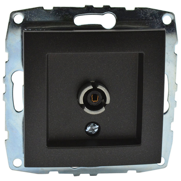 SOCKET TV END MECHANISM GRAPHITE MONO DESPINA