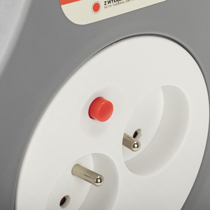 Montis Przedłużacz domowy zwijany 10m MT189 2 AC outlet(s)