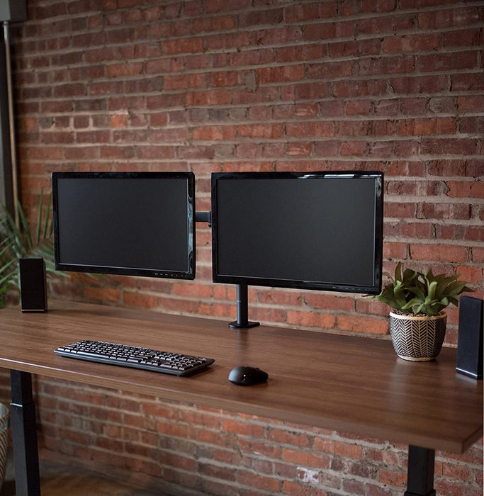 Montis Uchwyt monitorowy podwójny Everest 13-27" MT015 68.6 cm (27") Black Desk