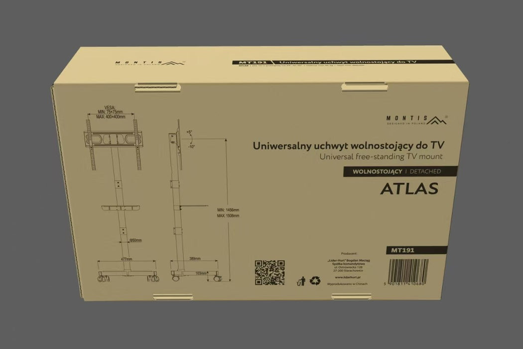 Montis Mobilny uchwyt do TV - MT191 ATLAS 152.4 cm (60")