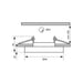 MOON CIRCLE GLASS BLACK SL420 Ф90MM VIVALUX CRYSTAL - Луни<<<Вътрешно