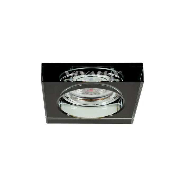 MOON SQUARE GLASS BLACK SL420 90X90MM VIVALUX CRYSTAL - Луни<<<Вътрешно