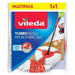 Mop Replacement To Scrub Vileda Turbo 2in1 Microfibre Polyamide Polyester (2 Units) - Мопове и метли<<<Почистване