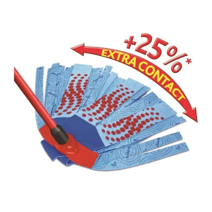 Mop Vileda 3Action Velour XL Blue Red - Други продукти за почистване<<<Почистване Прахосмукачки И Гладене<<<Дом