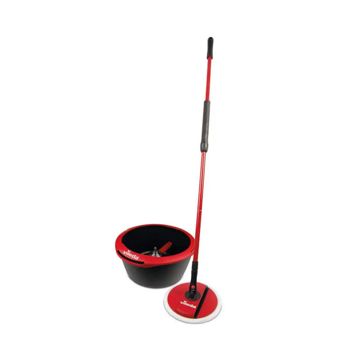 Mop with Bucket Vileda Spin & Clean Rotating polypropylene - Почистване Прахосмукачки И Гладене<<<Дом