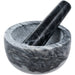 MORTAR MARBLE BLACK 12X6 CM BRIO - Съдове за готвене<<<Домашни потреби<<<Кухня<<<Praktiker