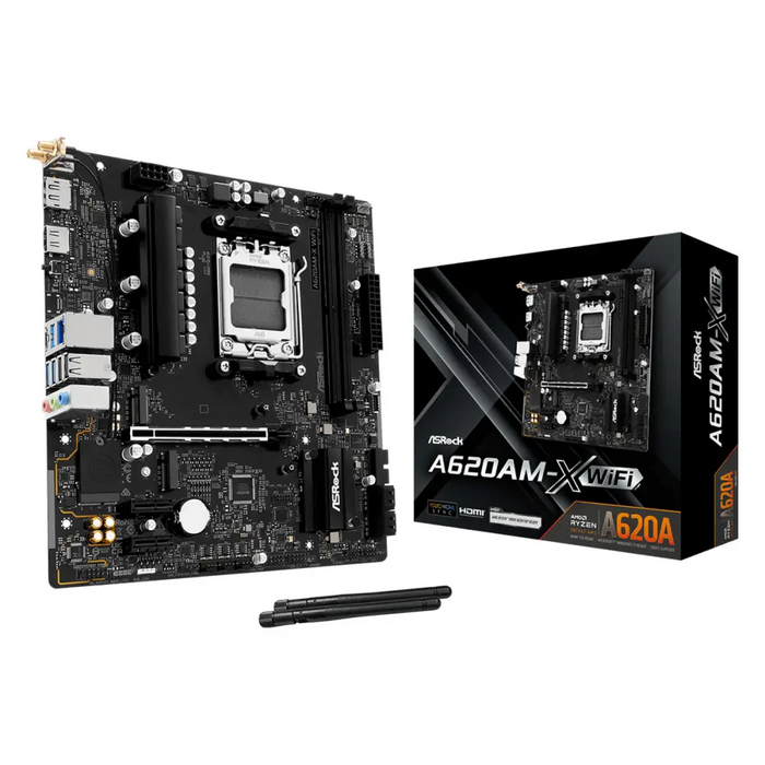 Motherboard ASRock A620AM-X WIFI AM5 - Дънни платки<<<Компютърни компоненти<<<ValiAPI&&&Дънни