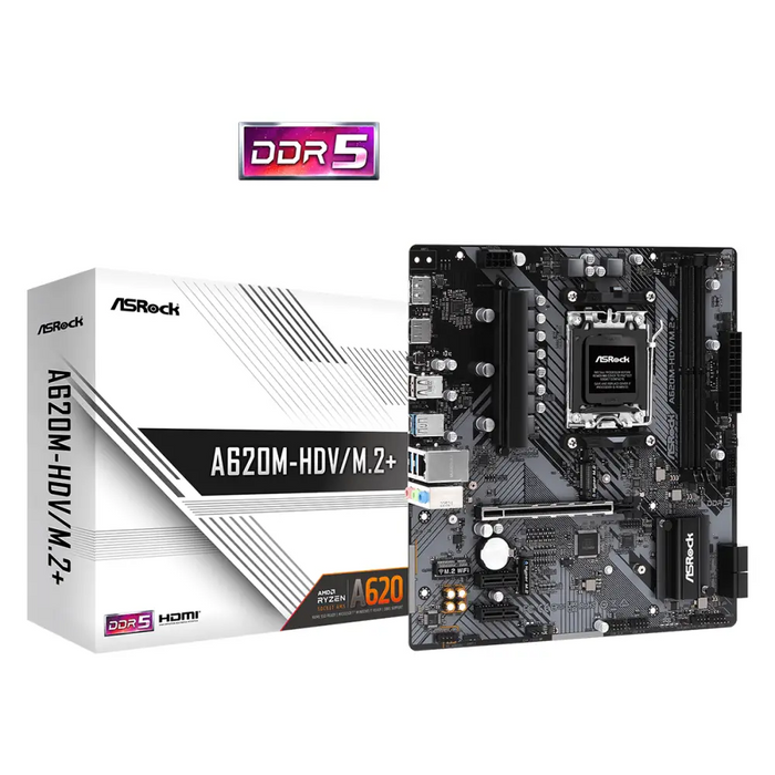 Motherboard ASROCK A620M-HDV M.2+ Socket AM5 mATX - Дънни платки<<<Компютърни компоненти<<<ValiAPI&&&Дънни