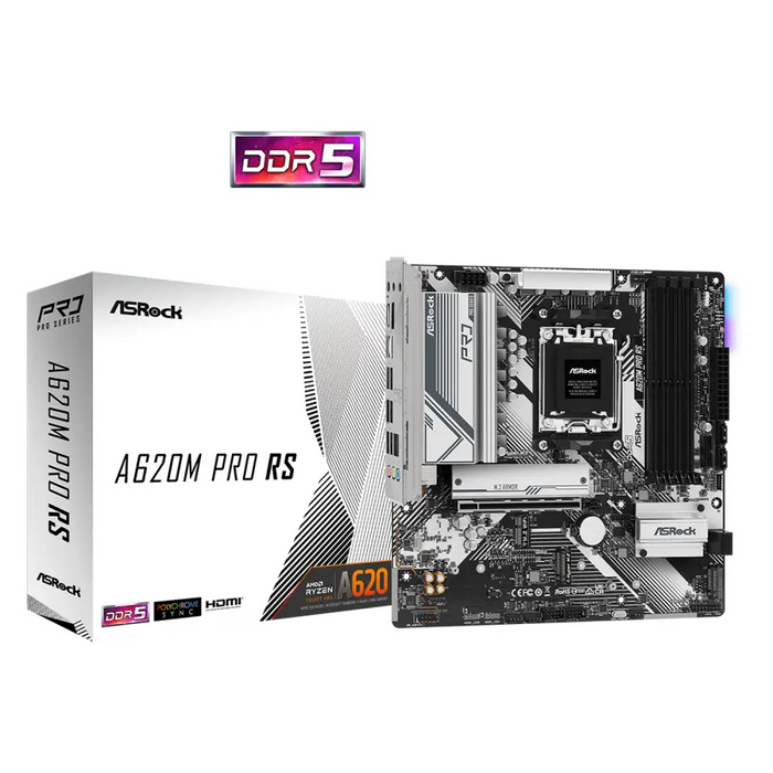 Motherboard ASROCK A620M Pro RS Socket AM5 mATX - Дънни платки<<<Компютърни компоненти<<<ValiAPI&&&Дънни