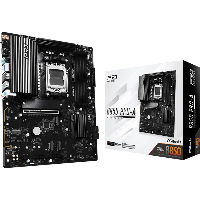 Motherboard ASRock B850 PRO-A socket AM5 - Дънни платки<<<Компютърни компоненти<<<ValiAPI&&&Дънни