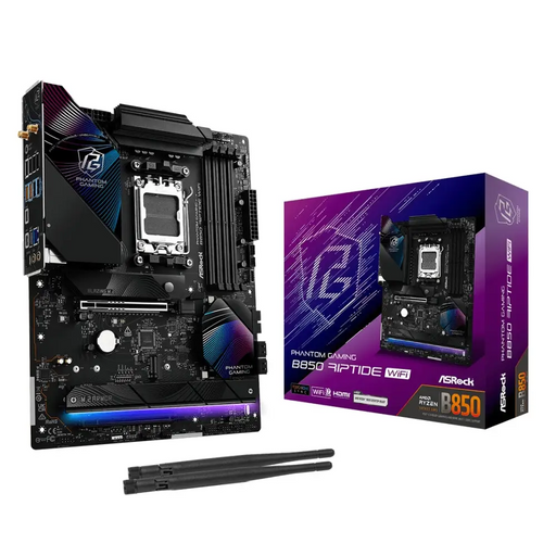 Motherboard ASRock B850 RIPTIDE WIFI7 socket AM5 - Дънни платки<<<ASROCK компоненти за