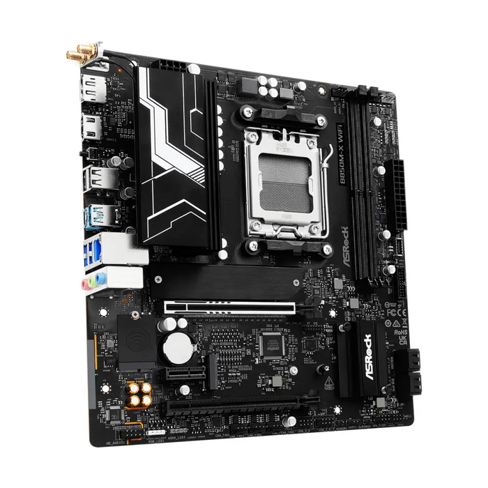 Motherboard ASRock B850M-X WiFi R2.0 socket AM5 - Дънни платки<<<Компютърни компоненти<<<ValiAPI&&&Дънни