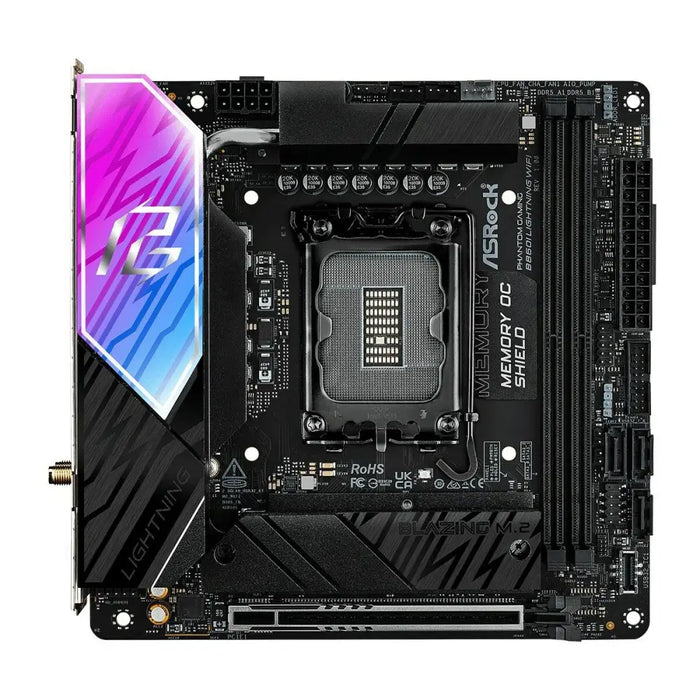 Motherboard ASRock B860I Lightning WiFi Intel B860 LGA 1851 - Дънни платки<<<Компютър Мрежи и компоненти<<<Компютри|
