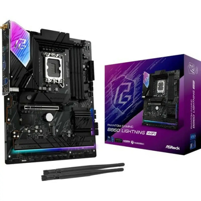 Motherboard ASRock B860M LIGHTNING WIFI Intel B860 LGA 1851 - Компютър Мрежи и компоненти<<<Компютри|