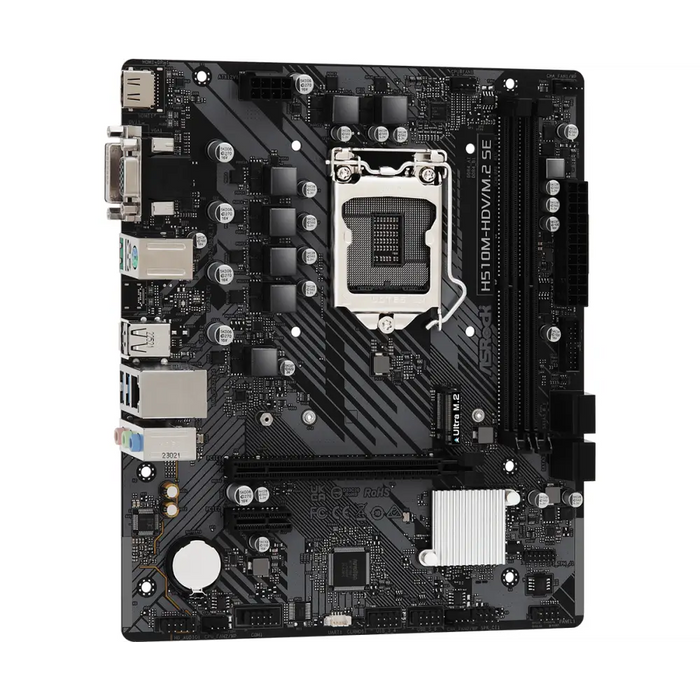 Motherboard ASRock H510M-HDV/M.2 SE LGA1200 DDR4 mATX - Дънни платки<<<Компютърни компоненти<<<ValiAPI&&&Дънни