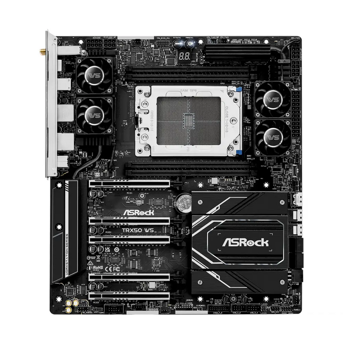 Motherboard ASROCK TRX50 WS Socket sTR5 ATX 4xDDR5 - Дънни платки<<<Компютърни компоненти<<<ValiAPI&&&Дънни