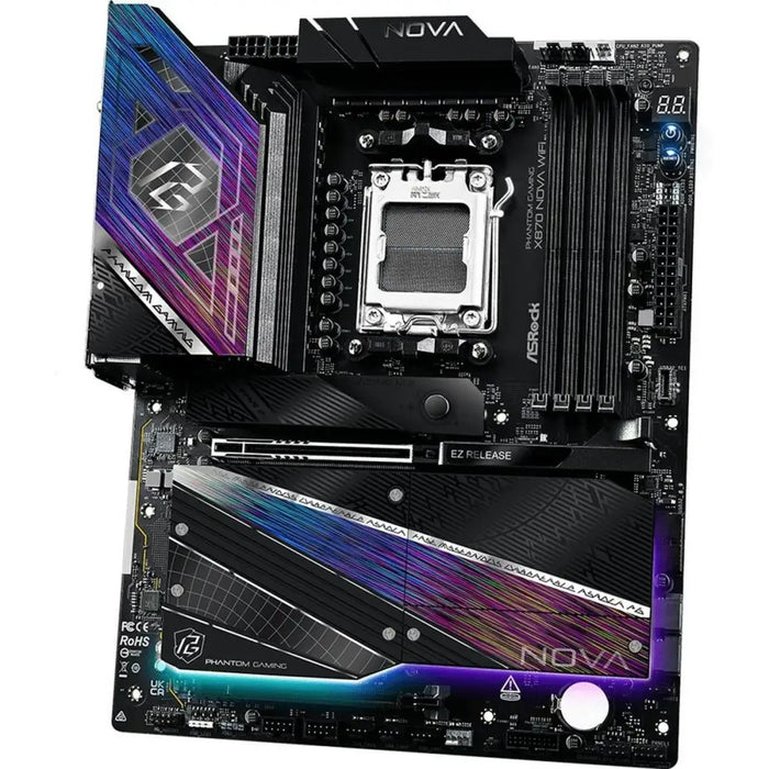 Motherboard ASRock X870 NOVA WIFI AMD AM5 AMD X870 - Дънни платки<<<Компютър Мрежи и компоненти<<<Компютри|