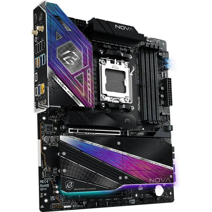 Motherboard ASRock X870 NOVA WIFI AMD AM5 AMD X870 - Дънни платки<<<Компютър Мрежи и компоненти<<<Компютри|