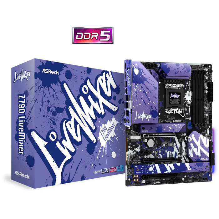 Motherboard ASRock Z790 LiveMixer INTEL Z790 LGA 1700 - Гейминг дънни платки<<<Гейминг