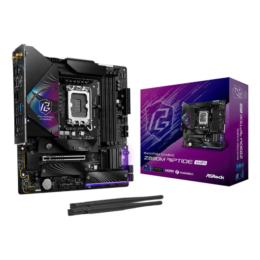 Motherboard ASRock Z890M Riptide WiFi Intel Z890 LGA 1851 - Дънни платки<<<Компютър Мрежи и компоненти<<<Компютри|